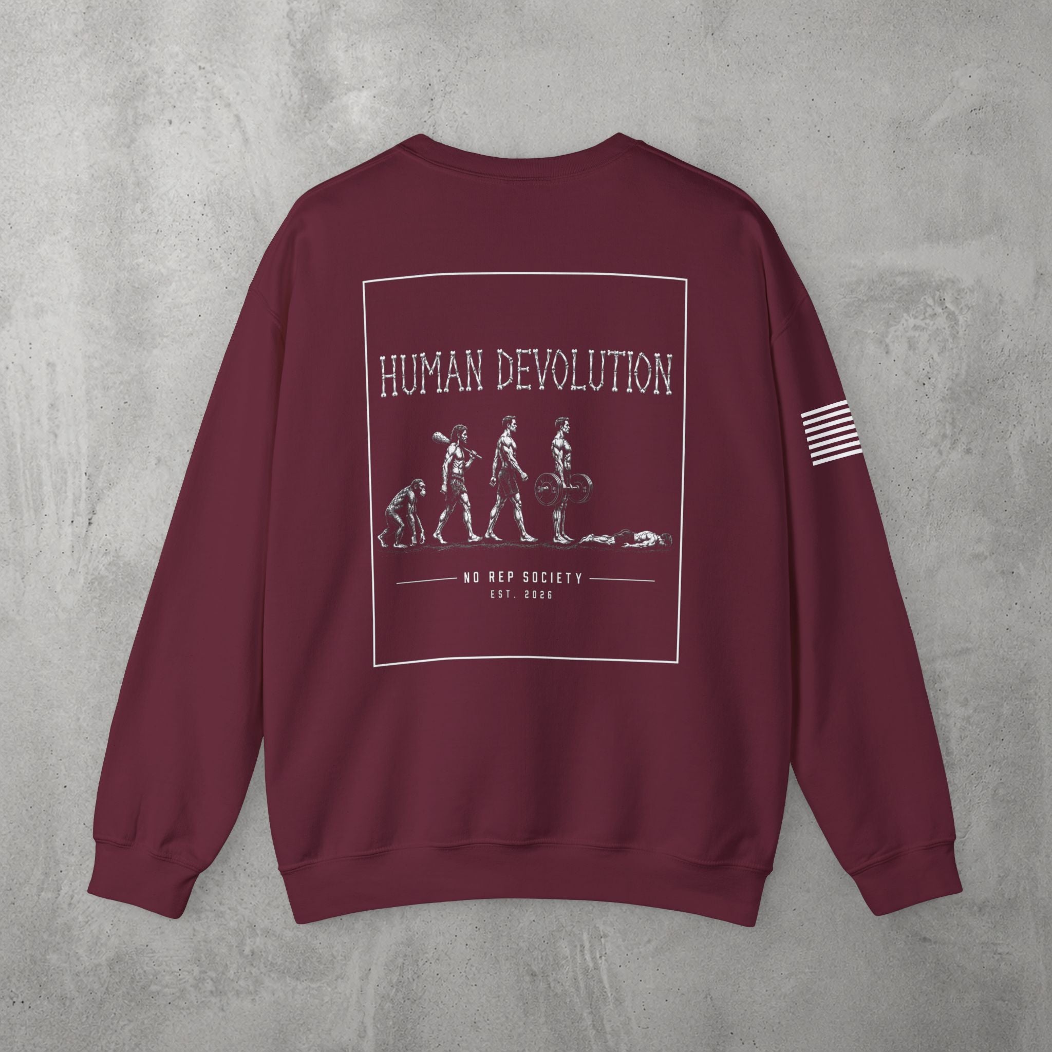 Human Devolution (MEN) Crewneck