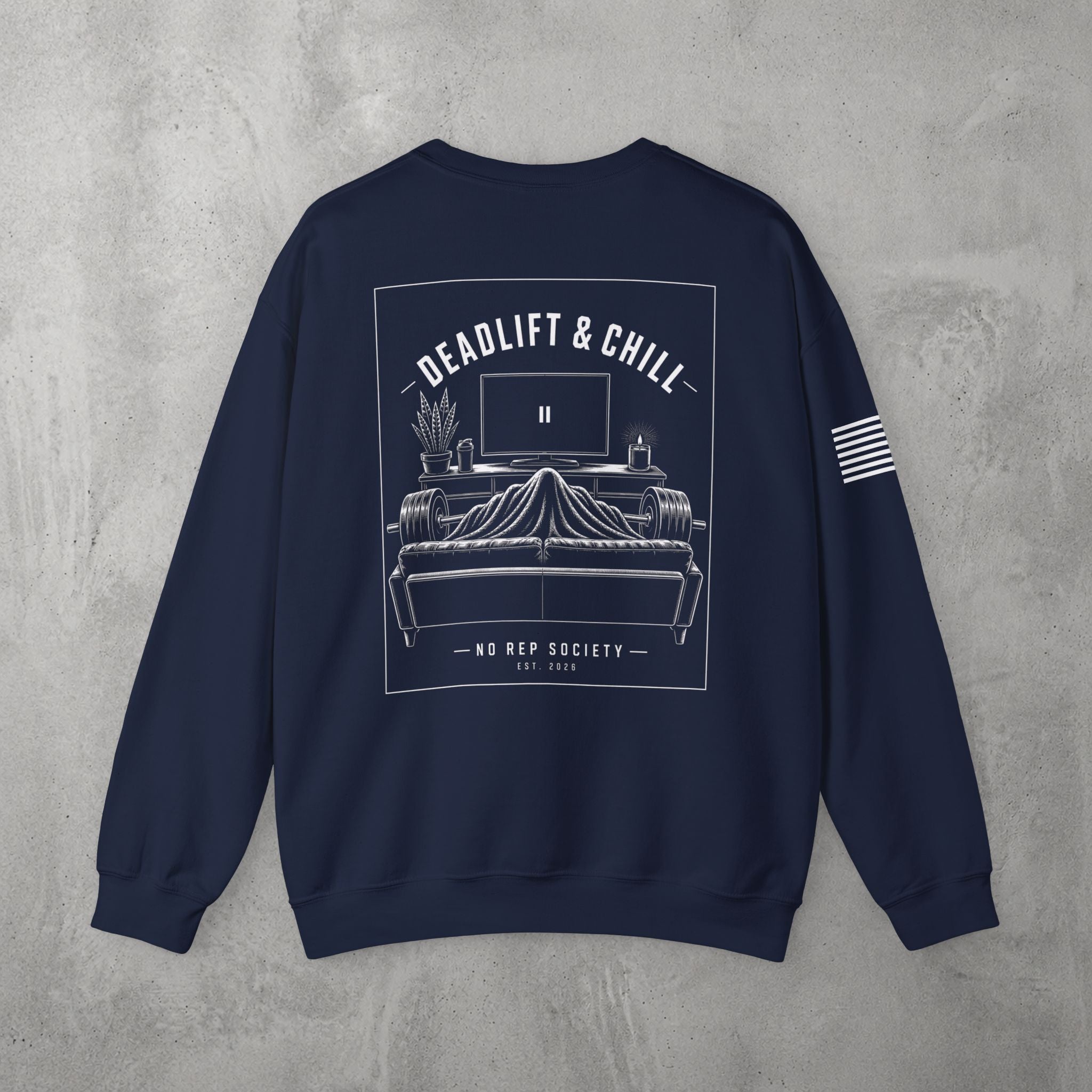 Deadlift & Chill Crewneck