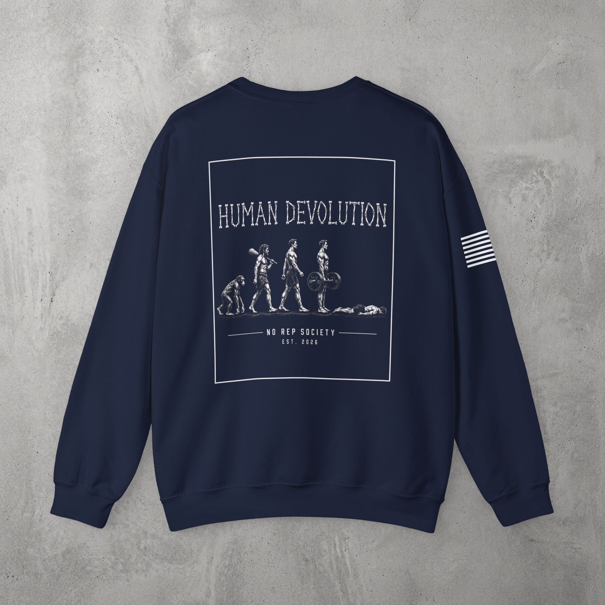 Human Devolution (MEN) Crewneck