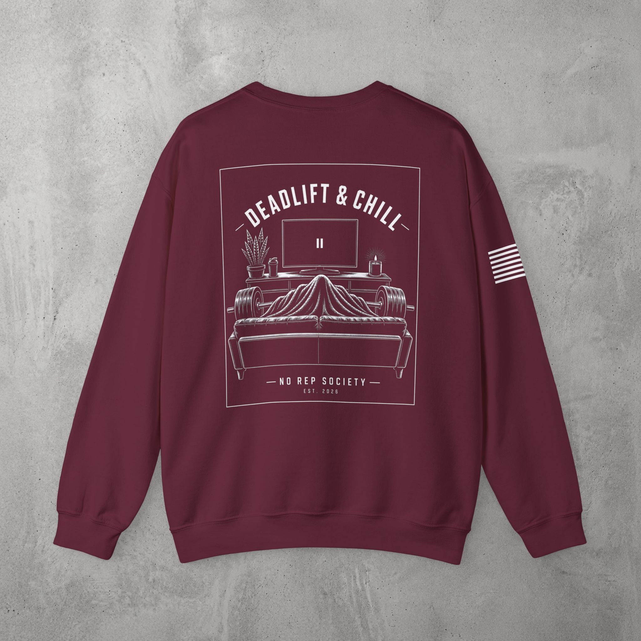 Deadlift & Chill Crewneck